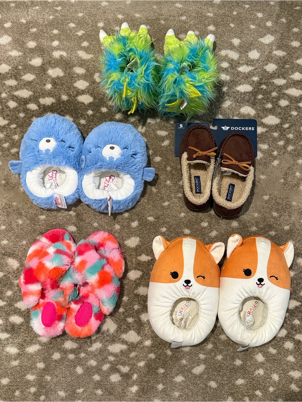 Bundle (5) Kids Variety Sizes Slippers Size Little Kid 5 - Little Kid 3